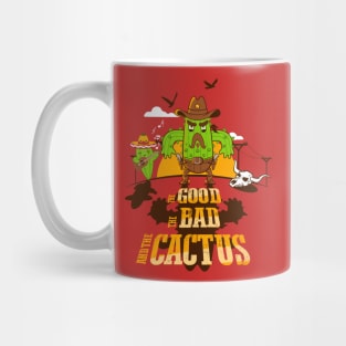 The Good The Bad And The Cactus Mug